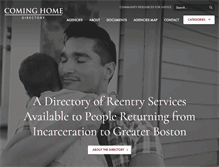 Tablet Screenshot of cominghomedirectory.org